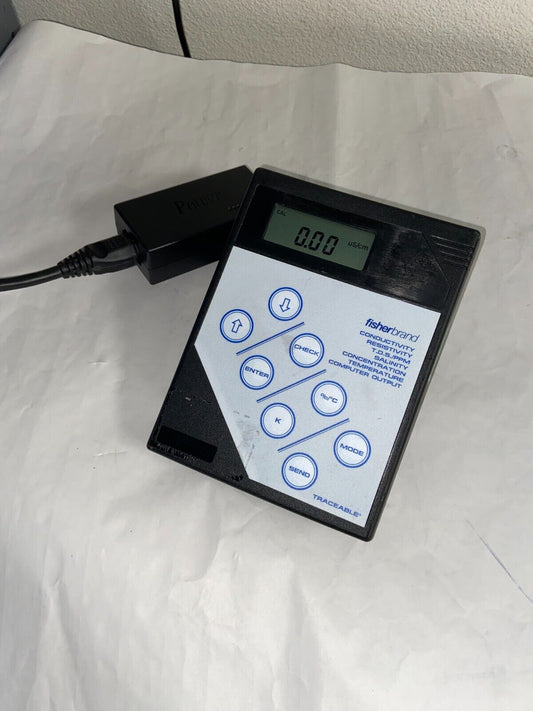 Fisher Scientific Traceable 09-330 Digital Bench Conductivity Meter w/ Power