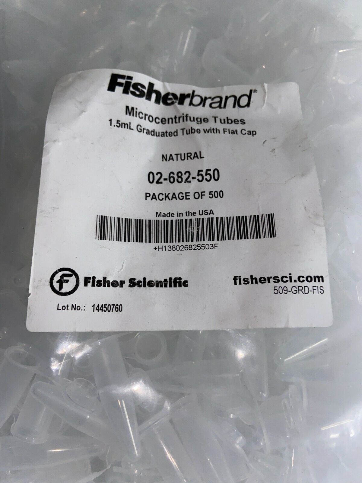 Fisherbrand 02-682-550 1.5ml Tubes for StatSpin MP Multi-Purpose Centrifuge