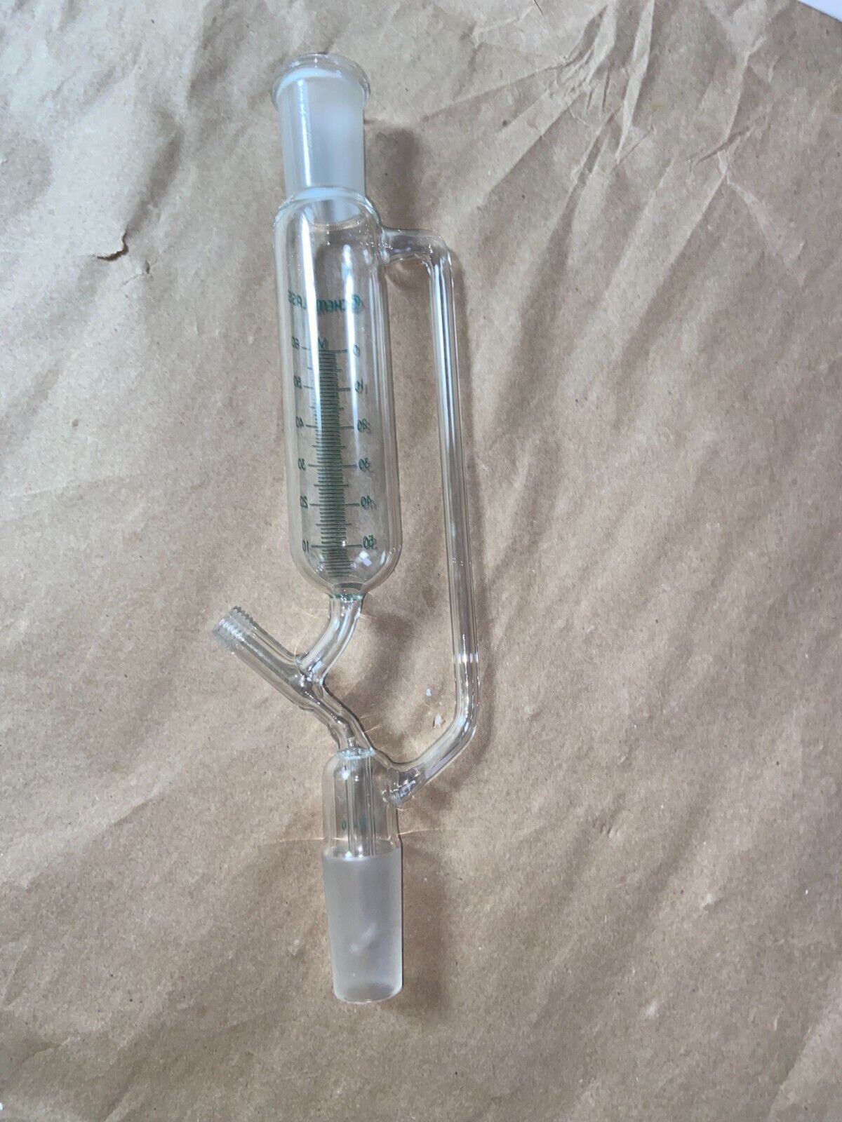 Chemglass 60mL Graduated Pressure-Equalizing Addition Funnel 24/20 Joint