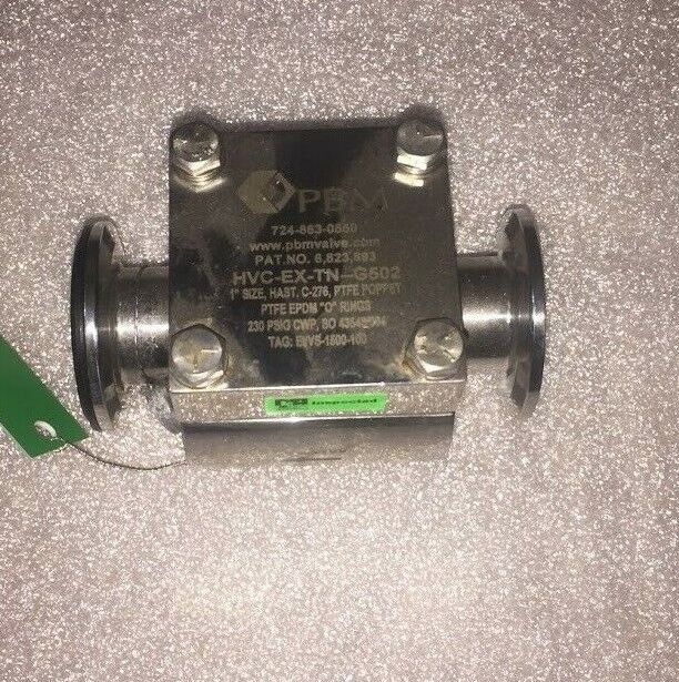 PBM 230 PSIG 1" Sanitary Valve HVC-EX-TN-G502