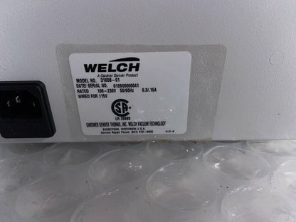 Welch 3100 Variable-Speed Bi-Directional Peristaltic Pump 3100B-01