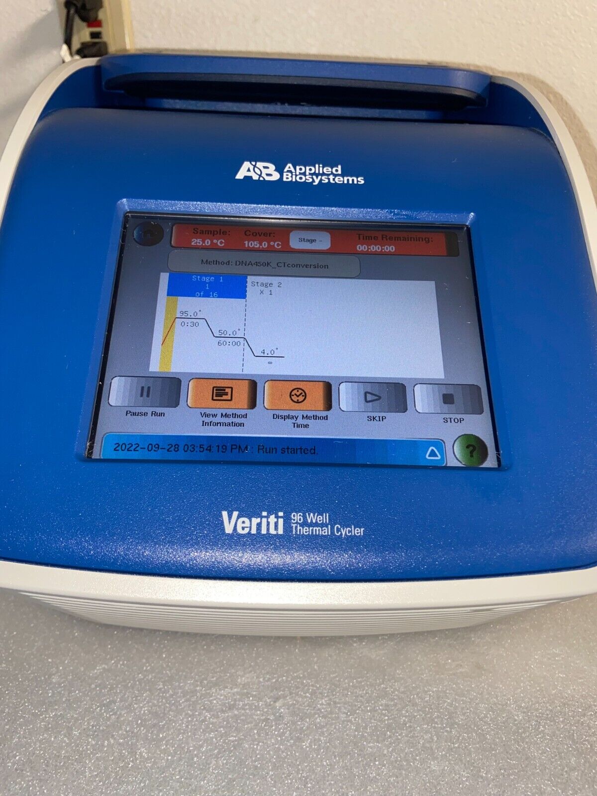 ABI Applied Biosystems Veriti 9902 96-Well Thermal Cycler 4375786