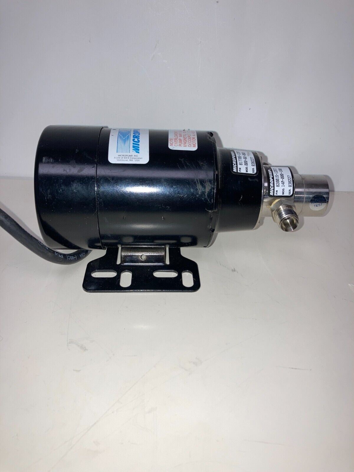 IDEX / MicroPump 81770S-1297 / 000-66-000 Pump with 820001S-1297 Pump Head