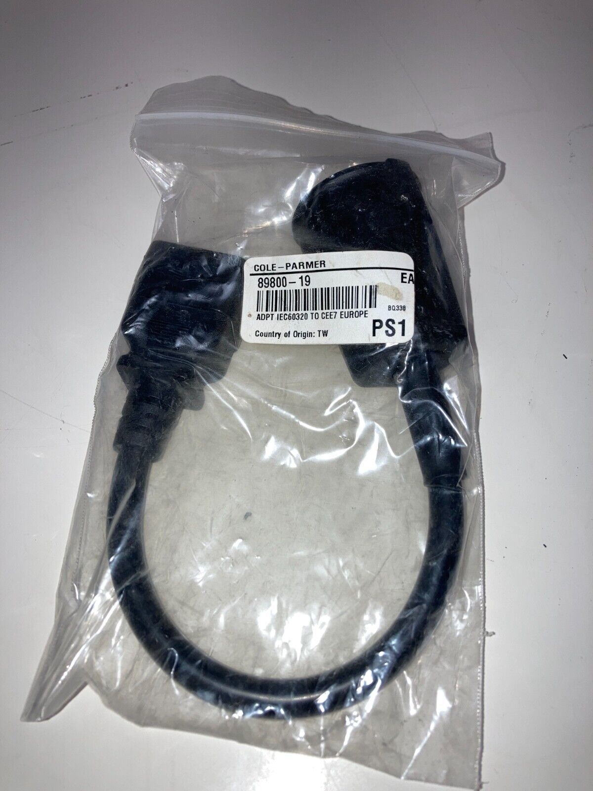 Digi-Sense 89800-19 Interchangeable Power Cord Assembly  IEC 60320 to CEE7 Euro