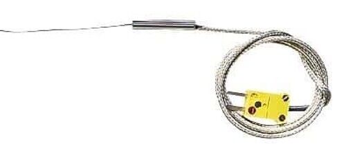 Digi-Sense 08516-96 Type K High-Temperature Flexible Thermocouple Probe; 12" L