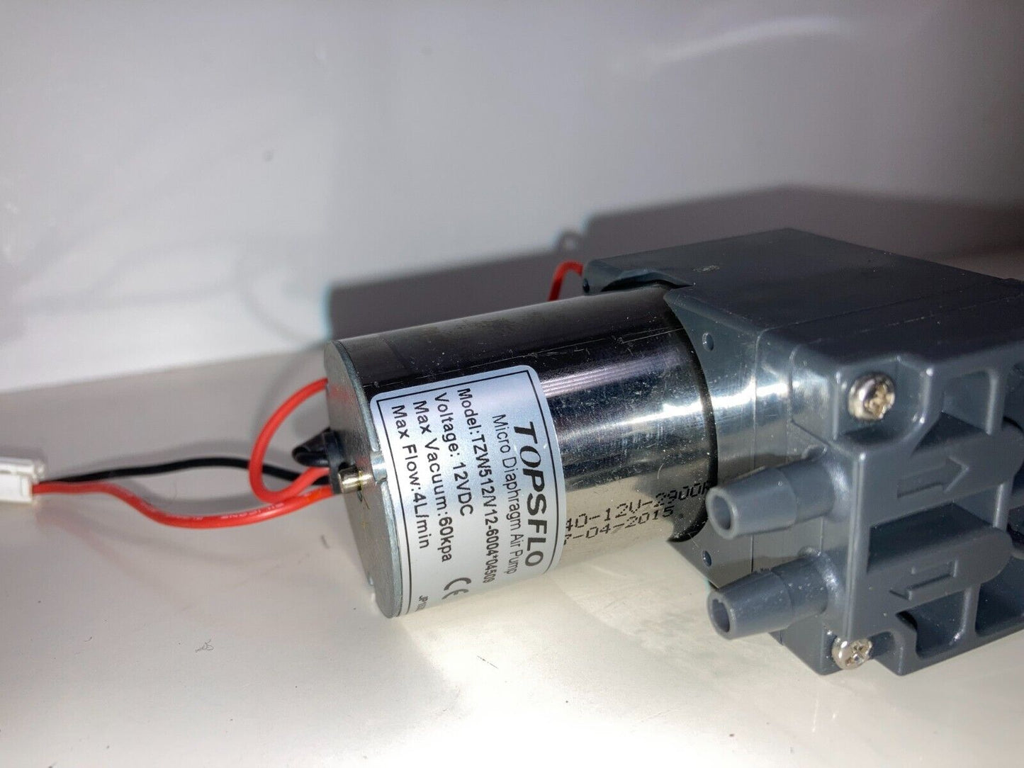 Topsflo 2VDC Micro Diaphragm Vacuum Air Pump