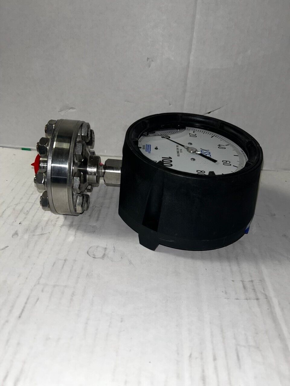 WIKA XSEL 316SS 0-100PSI PRESSURE GAUGE