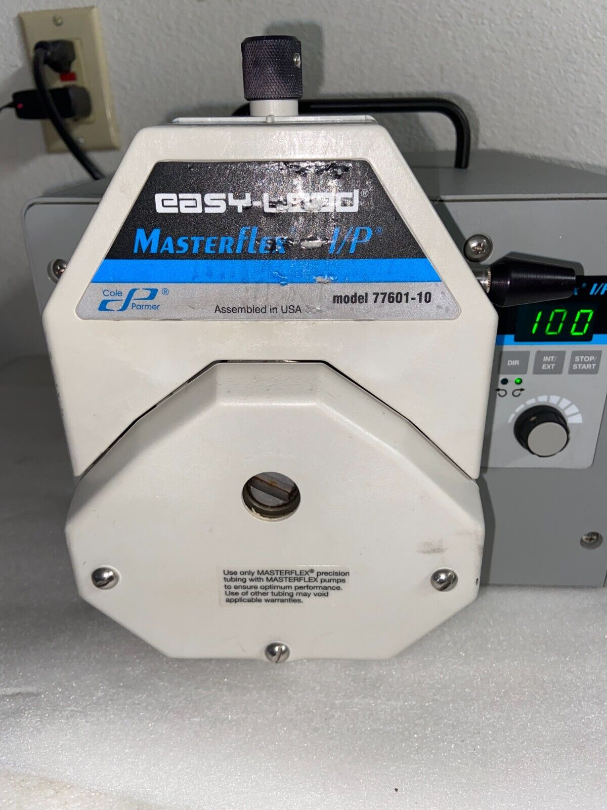 650 RPM MasterFlex I/P Digital Pump 77411-00 with Easy-Load Head 77601-10