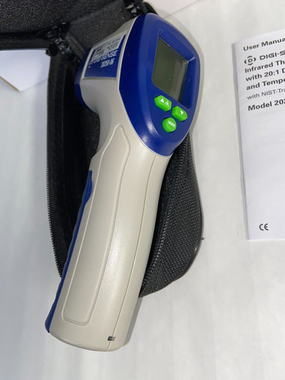 DIGI-SENSE 20250-06 Infrared Thermometer, -31 to 1472° F, 20:1 Distance to Spot