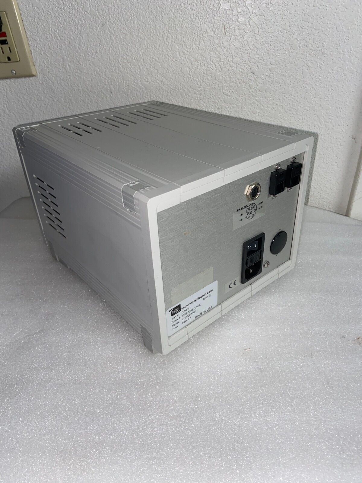 GE / Wave Biotech  BASE20/50 Bioreactor Air Mixture Controller O2MIX20