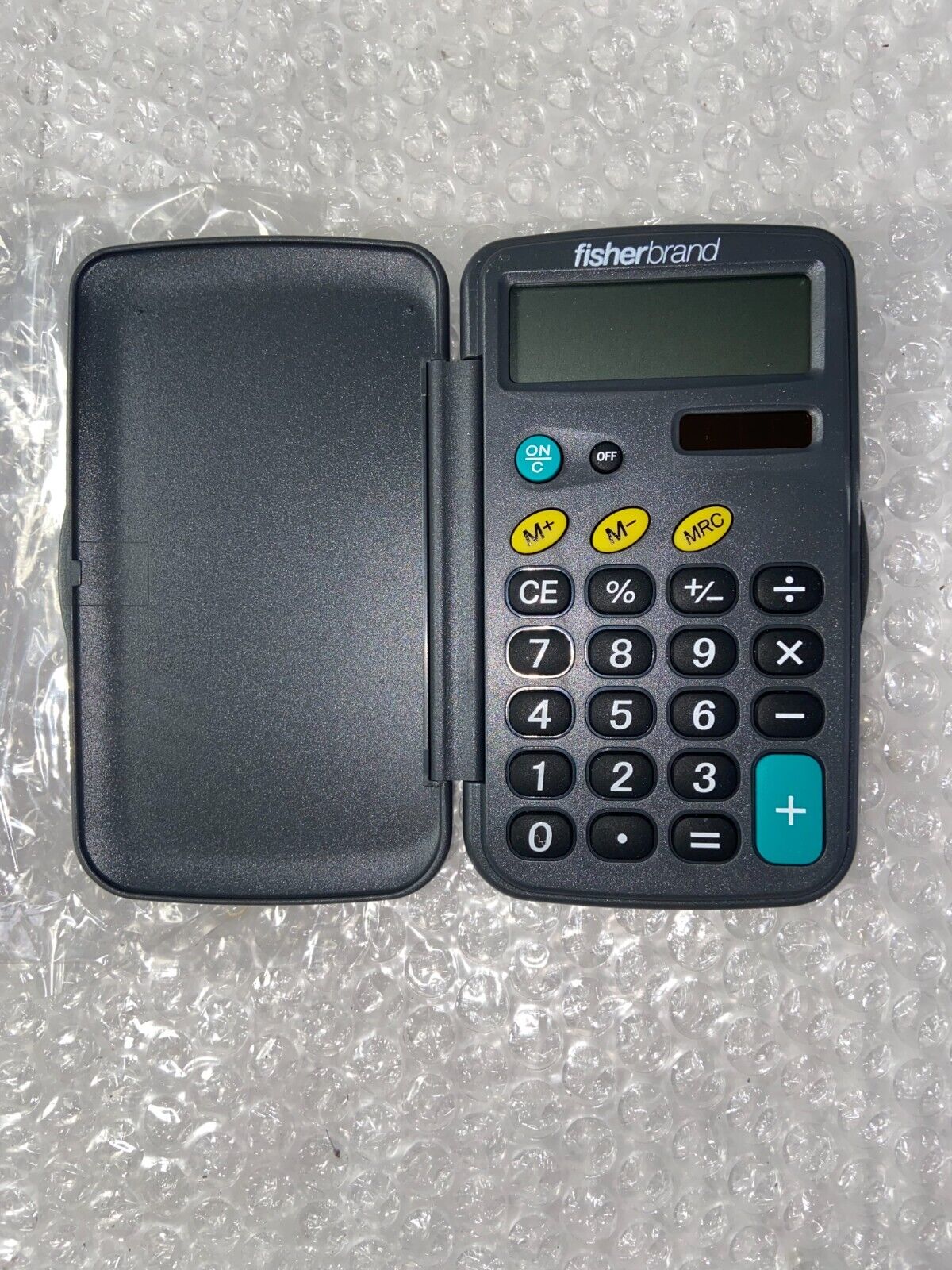 NEW Fisherbrand 12-Digit Solar Powered Laboratory Desktop Calculator