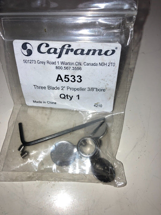 NEW Caframo A533 Pitched Blade Propellor for Caframo Shafts