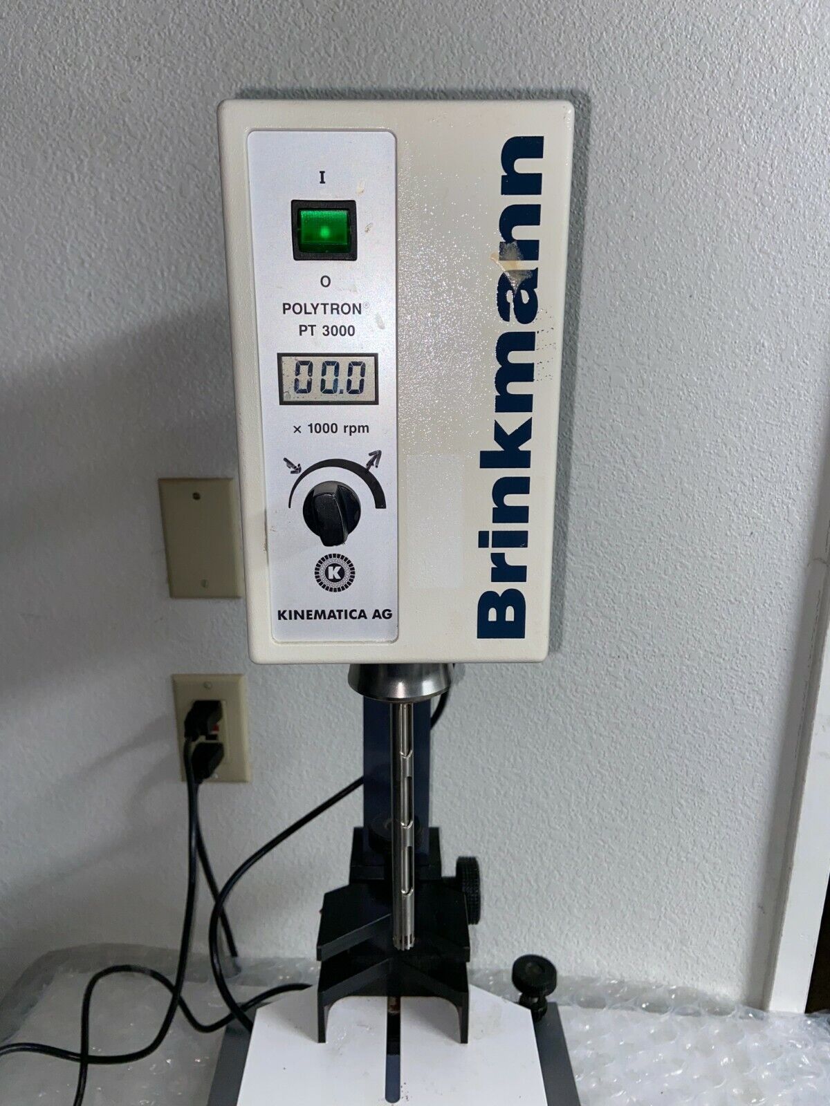 Polytron PT-MR 3000 Kinematic Homogenizer with Stand and Dispersing Aggregate 