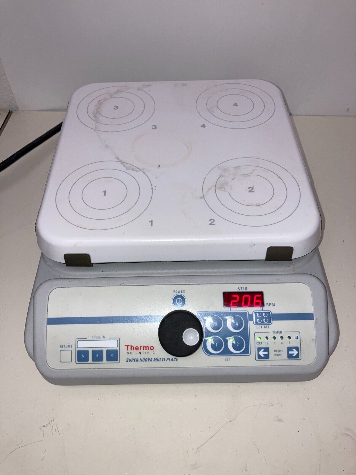 Thermo Scientific S136030-33Q Super Nuova Multi-Position Magnetic Stirrer 220VAC