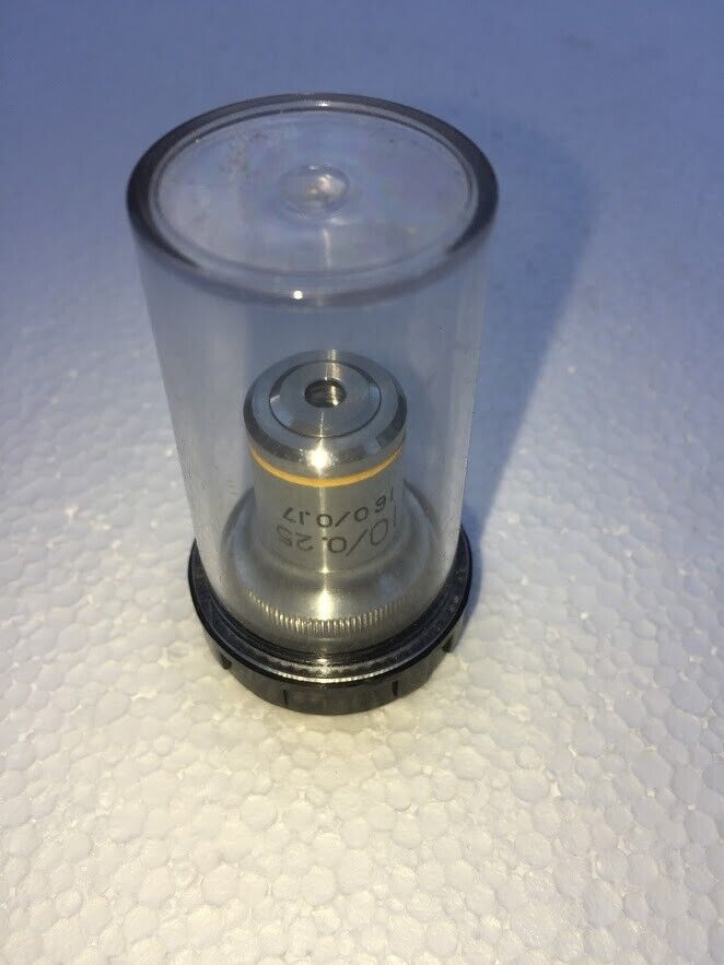 New 10x 0.25 160/0.17 Microscope Objective