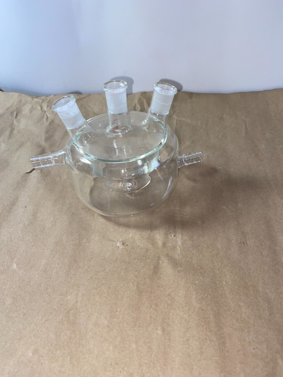 Ace Glass 125ml 3-Neck Jacketed Reaction Vessel