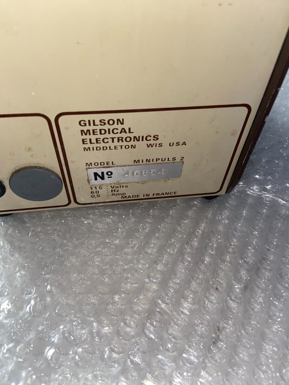 Gilson Minipuls 3 Variable Speed Bi-Directional Peristaltic Pump 8-Channel