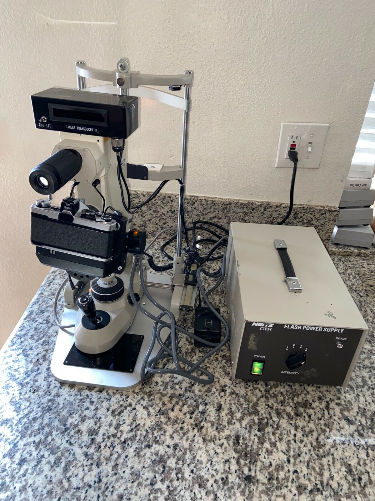 NEITZ CT-R Retroillumination Retinal Camera/ Slit Lamp  with Power Supply