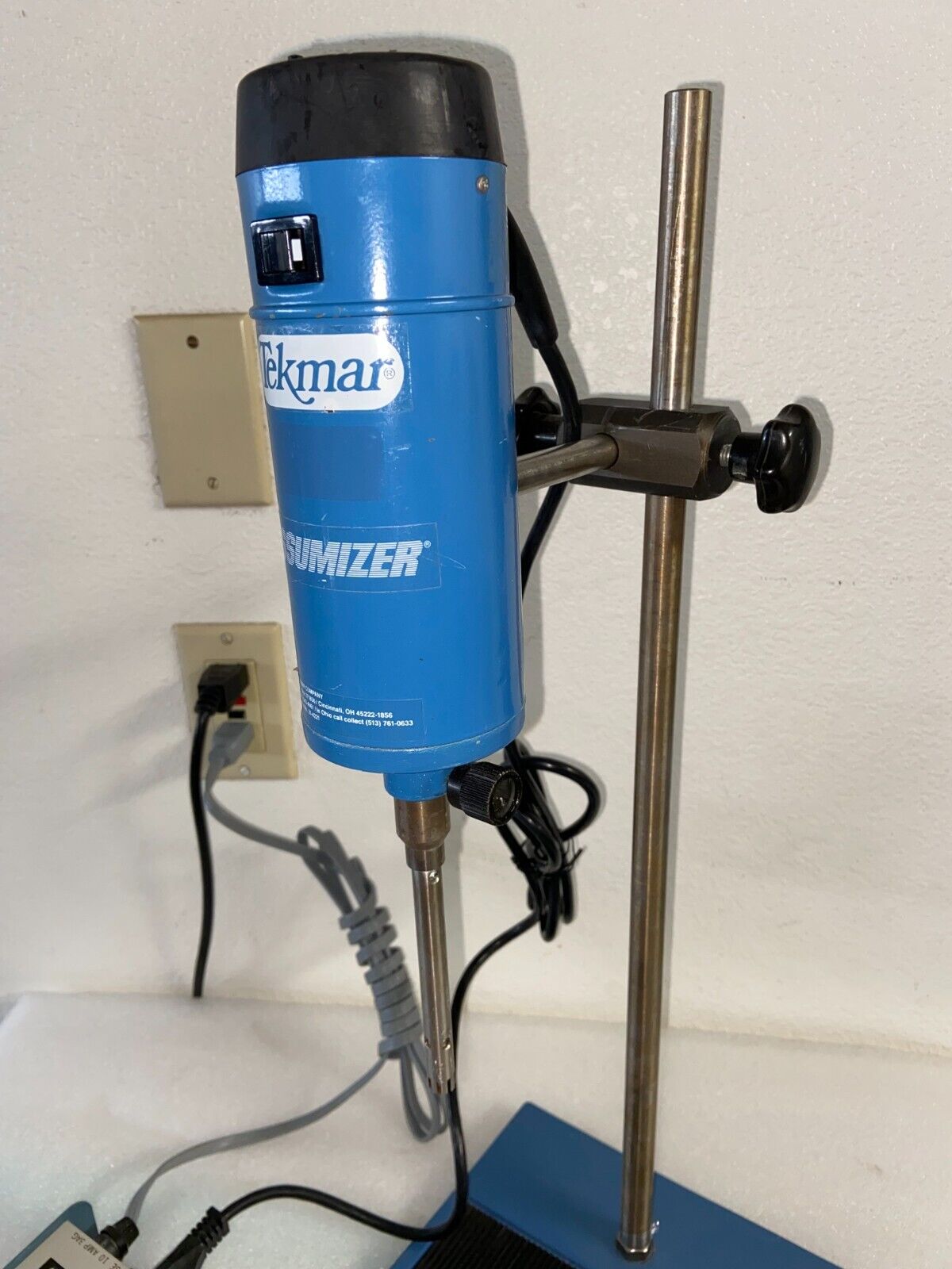 IKA Ultra-Turrax T18 Homogenizer Disperser with Tool, Stand and Speed Control