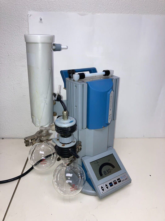 VacuuBrand PC 2001 Vario Chemistry Vacuum Pumping Unit - New Flasks and Clamps