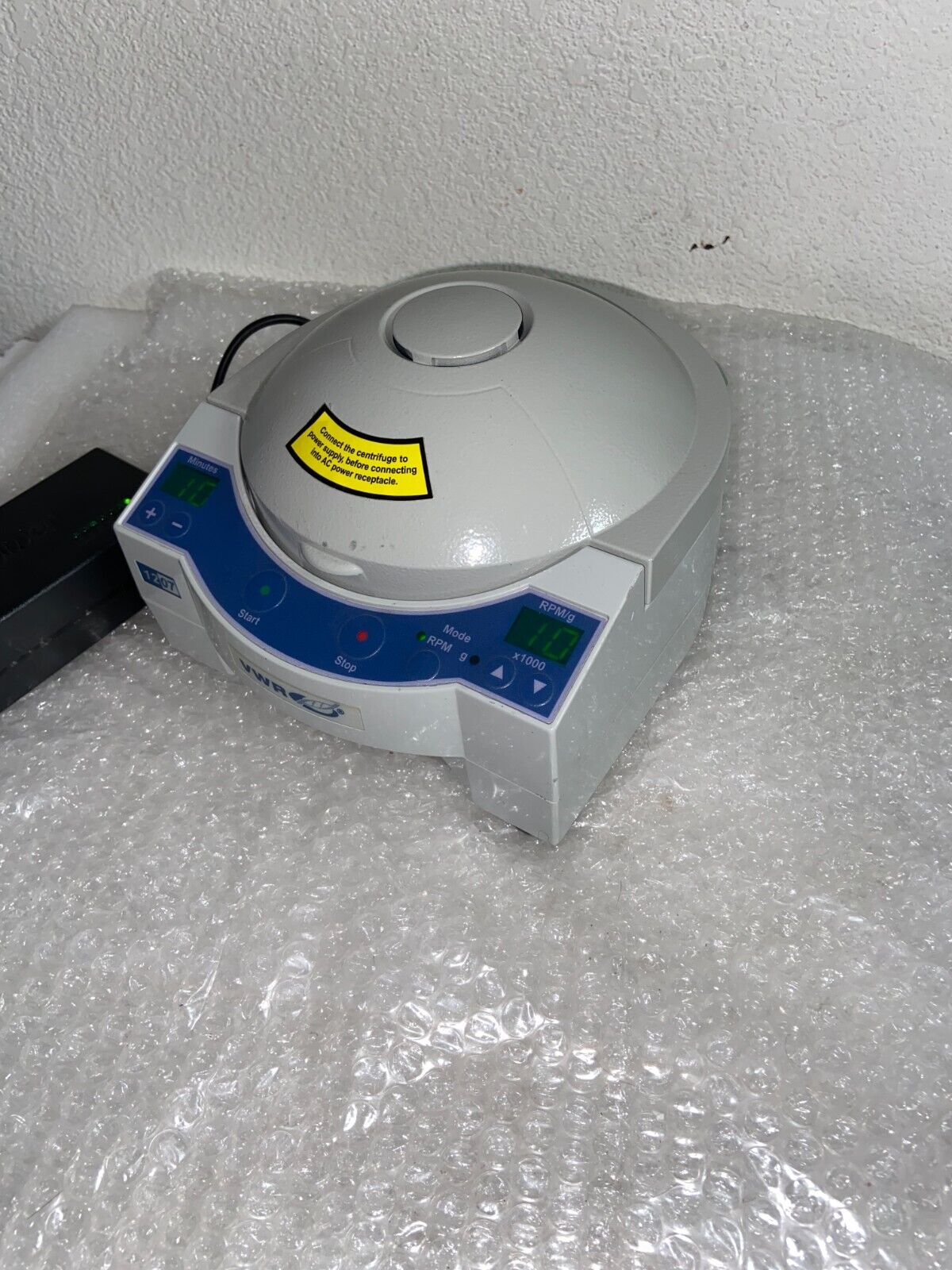 NEW 10,000 RPM VWR Galaxy Mini Centrifuge 1207 with 12-Place Rotor