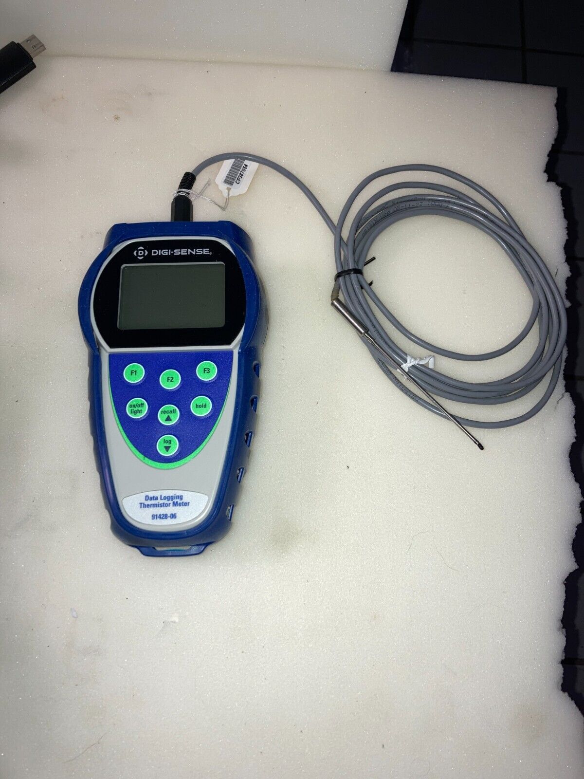 Digi Sense 91428-06 Temp 340 Single Input Data Logging Thermistor Thermometer