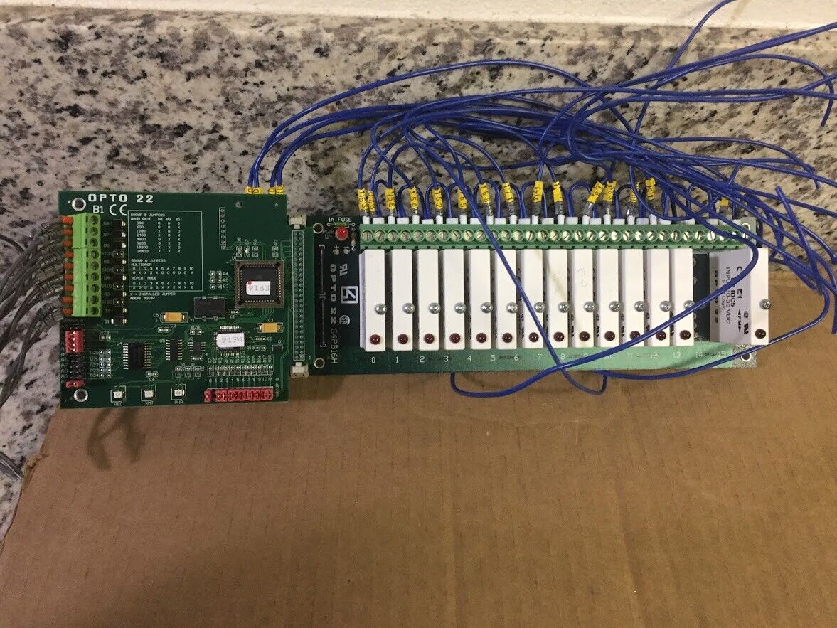 Opto 22 G4PB16H Control Board with 13 x G4 DC Input 10-32 VDC, 5 VDC Logic