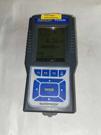 Oakton PCD 650 Waterproof Multiparameter Meter - NEW BATTERIES