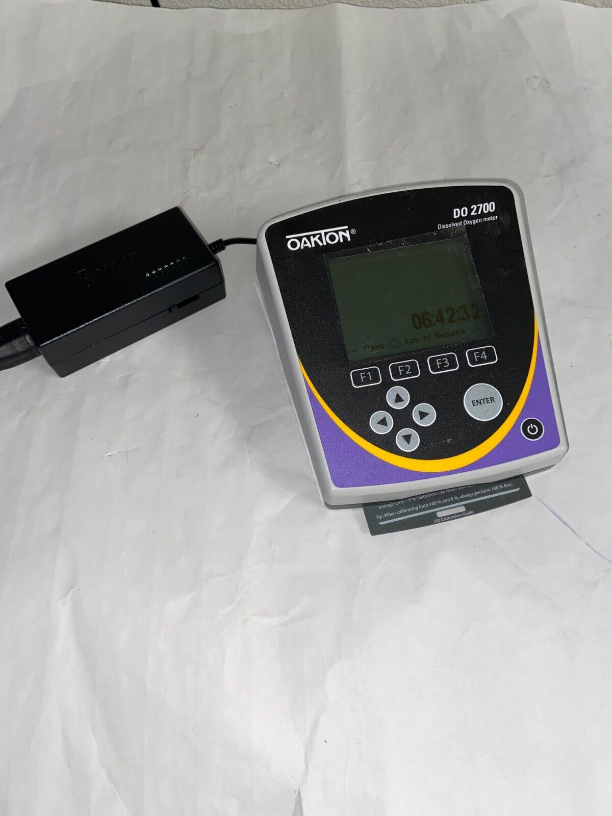 Oakton DO2700 Benchtop Dissolved Oxygen Meter DO 2700 with Power Supply