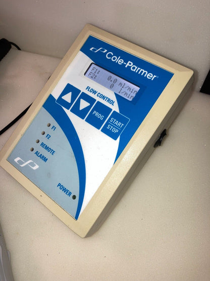 COLE PARMER 32516-26 DIGITAL DUAL FLOW INPUT BATCH CONTROLLER WITH POWER SUPPLY