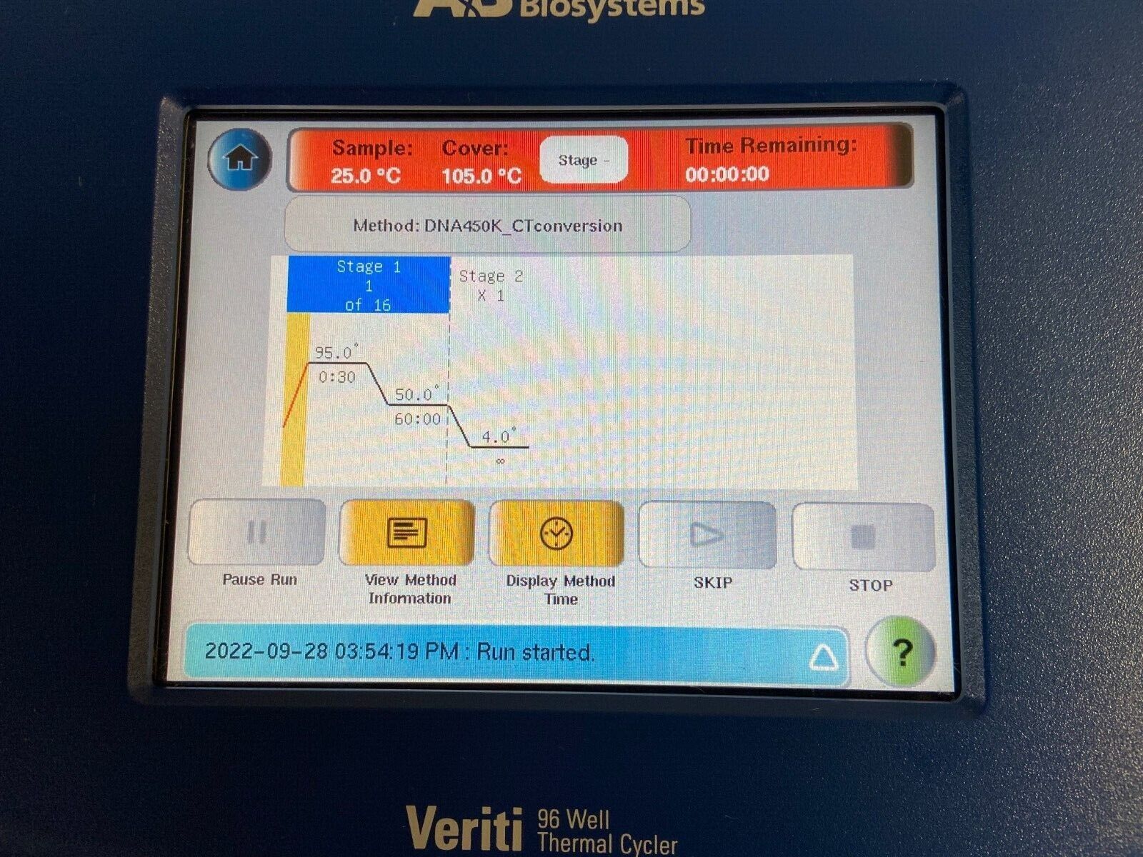 ABI Applied Biosystems Veriti 9902 96-Well Thermal Cycler 4375786