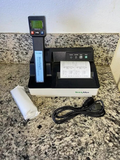 Welch Allyn 23650 MicroTymp 3 Tympanogram Tympanometer w/ Printer Charger 71170