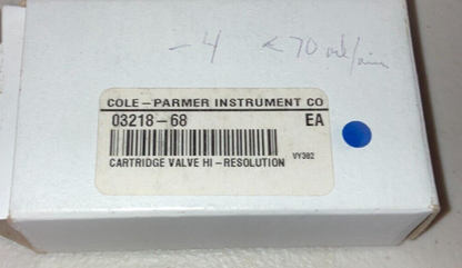 Variable-Area Flowmeter Valve Cartridge, 16-Turn, for Stainless Steel Frame