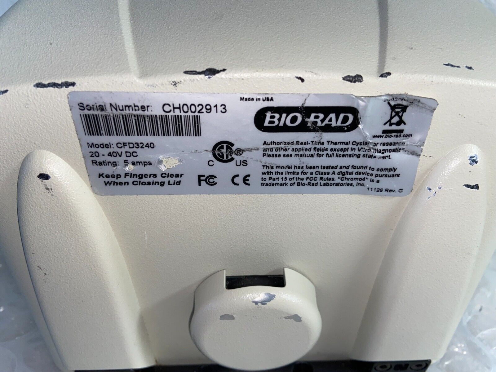 Bio-Rad / MJ Research Chromo4 Real-Time PCR Detector CFD3240 for PTC-200