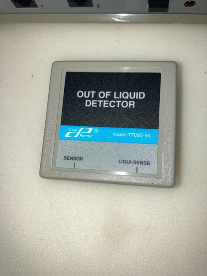 COLE-PARMER 77096-00 LIQUI-SENSE CONTROLLER & 77095-50 OUT OF LIQUID DETECTOR