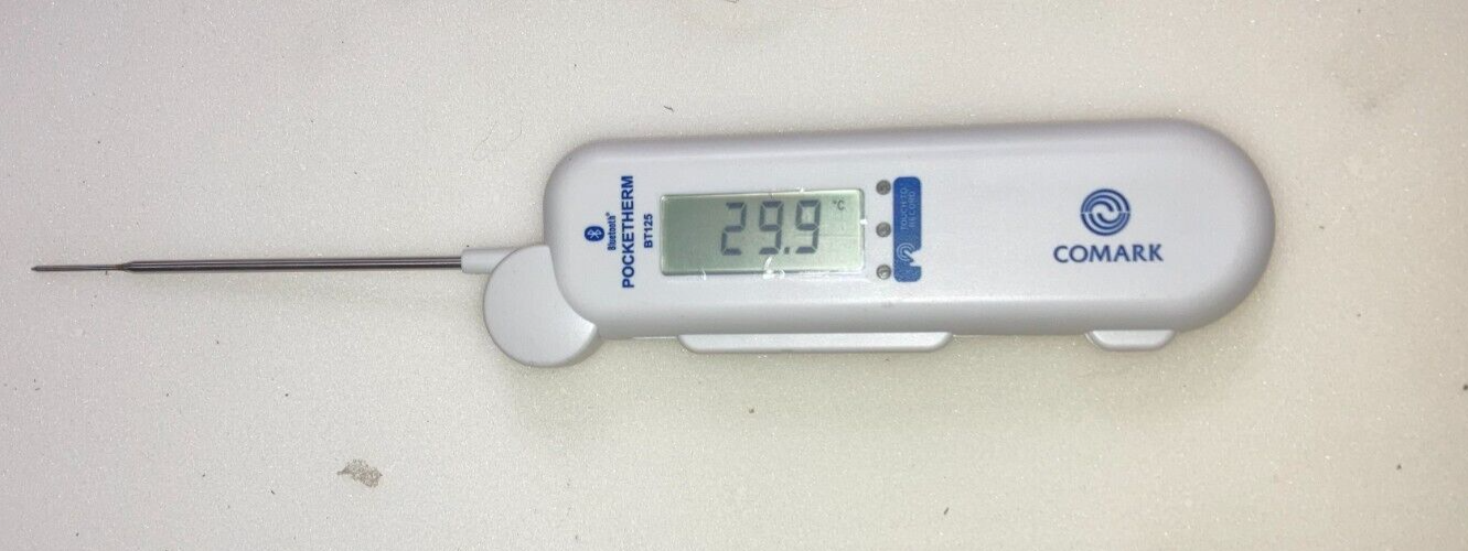 NEW OPEN BOX Comark BT125/CAL Pocketherm Bluetooth Thermometer