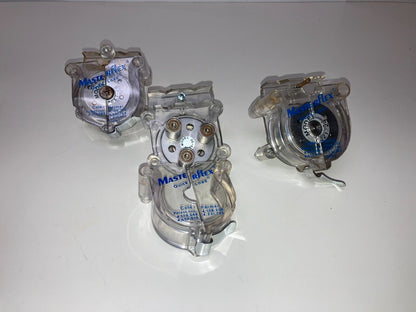 3 Cole-Parmer Masterflex Quick-Load Pump Heads 7021-26 / 7020-50 / 7021-24