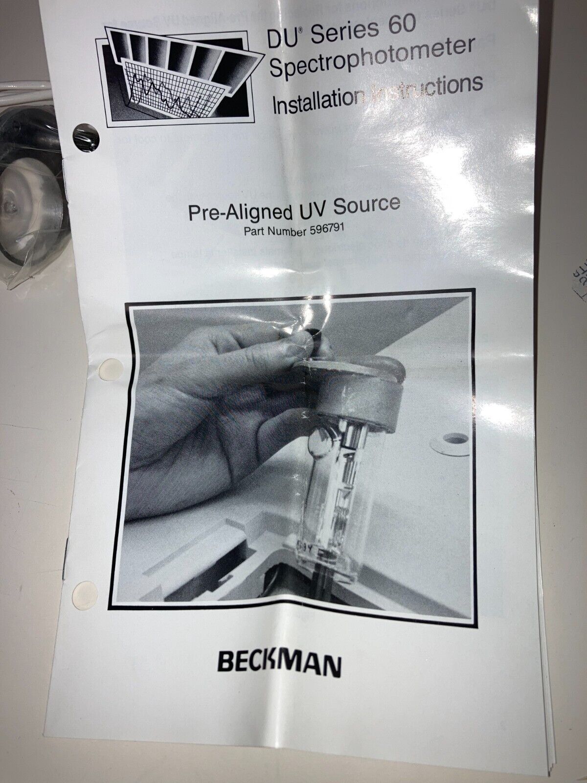 NEW Beckman Coulter #596791 Deuterium Lamp for DU-60 Series Spectrophotometers