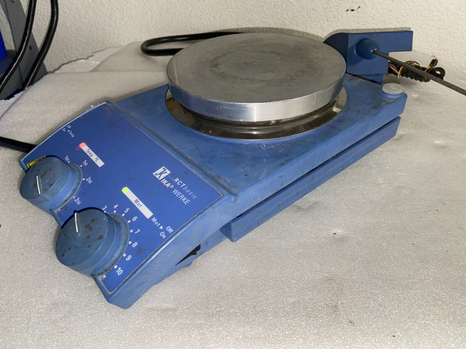 IKA RCT Basic HotPlate / Magnetic Stirrer RCT B S1 w/ Controller and Power Cord