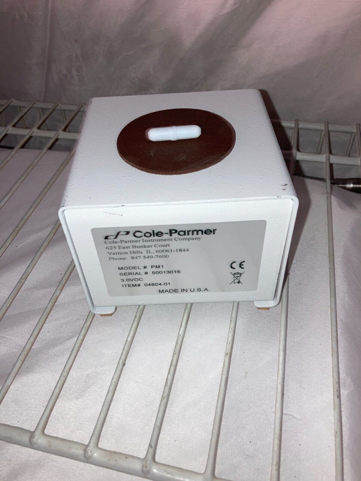 Cole-Parmer PM1 Portable Battery-Powered Magnetic Stirrer 9-3/4 cm EW-04804-01