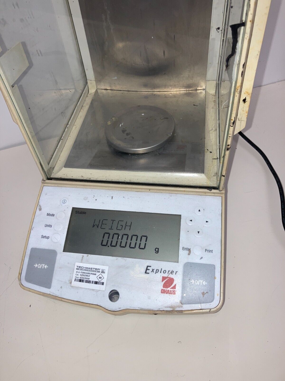 Working Ohaus E11140 Explorer Analytical Balance, 110g