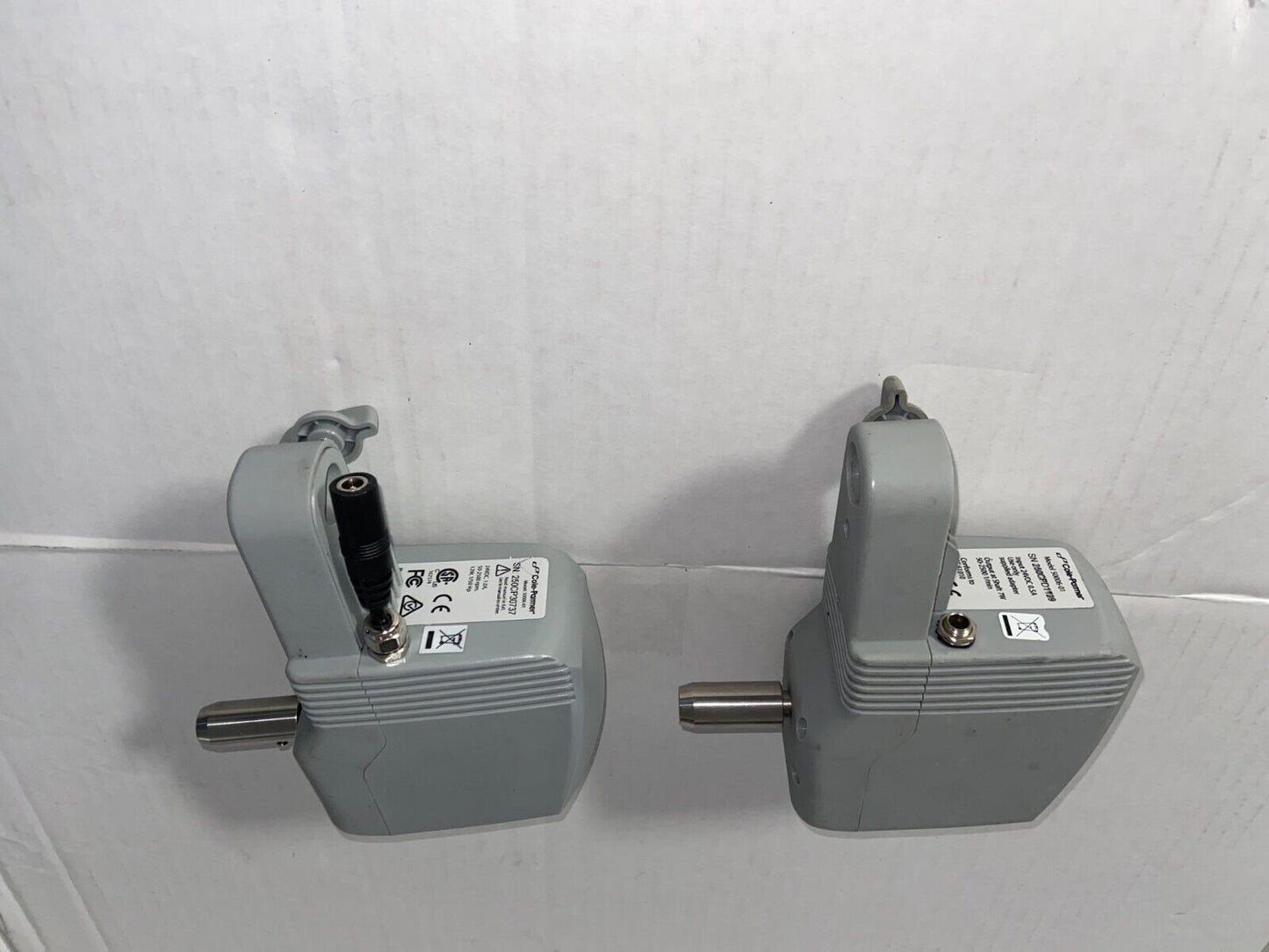 2 x Cole-Parmer OS-200 Series Ultra-Compact Digital Overhead Mixers for Parts