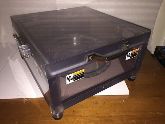 New Heavy Duty Acrylic Lab Laboratory Case with Lid and Hose Connections