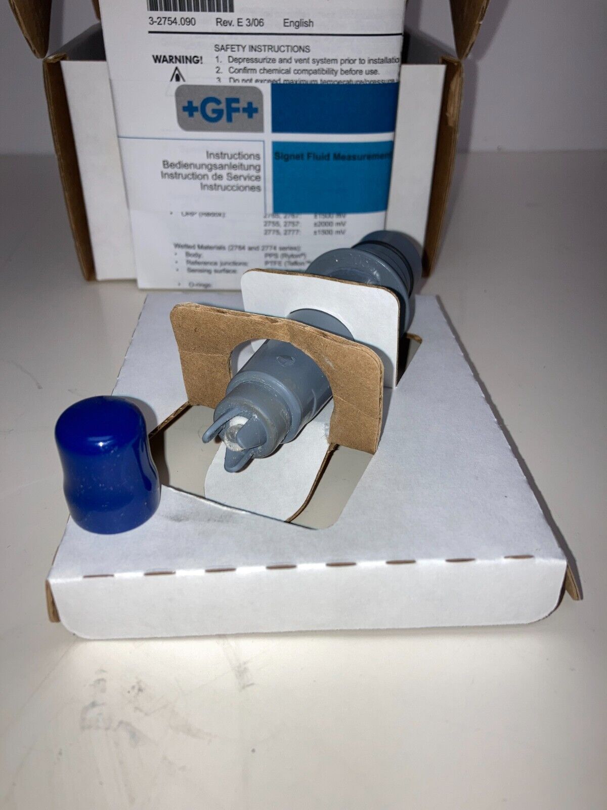 NEW IN BOX +GF+ SIGNET 3-2756 / 159 000 750  DRYLOC PH ELECTRODE BULB STYLE