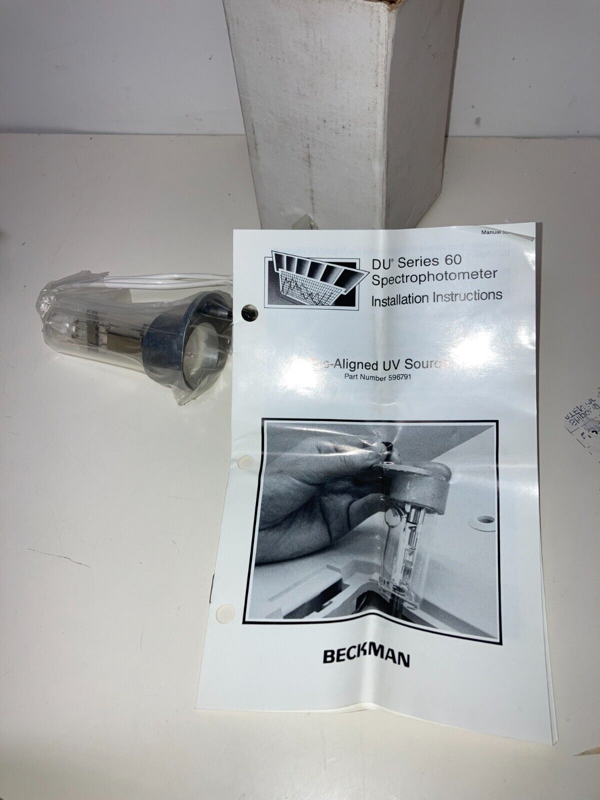 NEW Beckman Coulter #596791 Deuterium Lamp for DU-60 Series Spectrophotometers