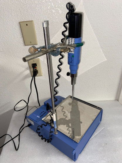 IKA T8 ULTRA-TURRAX HOMOGENIZER WITH T8.01 POWER SUPPLY and TOOL / ELEMENT