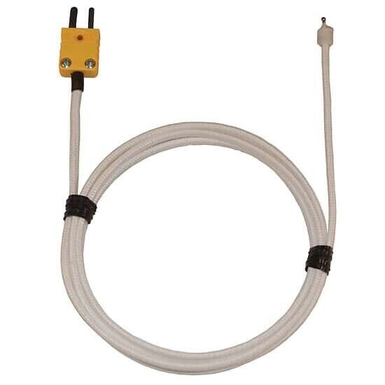 Digi-Sense Type-K High-Temperature Ceramic Fiber-Insulated Probe Mini-Connector