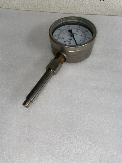 Across International Stainless Steel Vacuum Gauge for  SE130 Rotary Evaporator