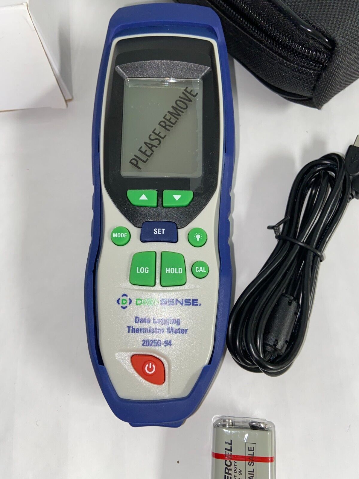 NEW Digi-Sense 20250-94 Thermistor Thermometer, 2-Input Data Logging